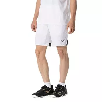 Tennis Badminton Game Officially Certified by the Japan Badminton Unisex M [Mizuno] Pants, Shorts, Association, 62JBB022, White, белый