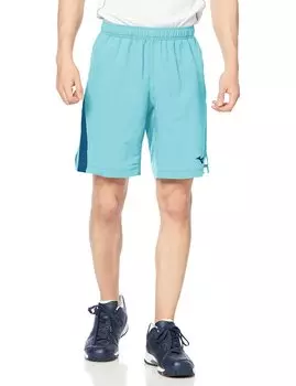 Теннис Бадминтон Игра Японская ассоциация бадминтона Официально унисекс 62JBB022 Синий M [Mizuno] Штаны, шорты, одобрено, бирюзовый/синий, темно-синий/белый