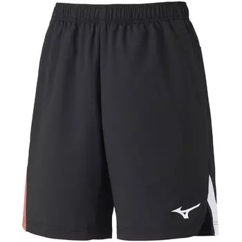 Теннис Бадминтон Игра Японская ассоциация бадминтона Официально унисекс 62JBB022 Черный x Неоновое пламя x Белый S [Mizuno] Штаны, шорты, Одобрено,