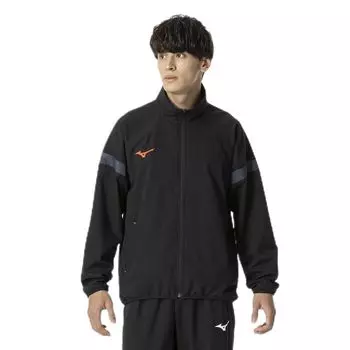 Tennis Badminton Training Cross Jacket Dynamotion Fit Jersey Unisex 62JCB010 Black XS [Mizuno] чёрный