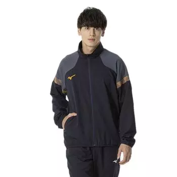 Tennis Badminton Training Cross Jacket Dynamotion Fit Jersey Unisex 62JCB010 Deep Navy XL [Mizuno]