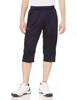 Tennis Pants Length Pants 62JBA101 Unisex M [Mizuno] 3/4 Navy/Gold