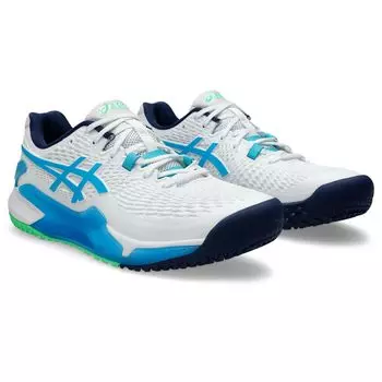 Tennis Shoes 9 OC 1041A378 Aqua [ASICS] GEL-RESOLUTION Men s White/Digital 29.0