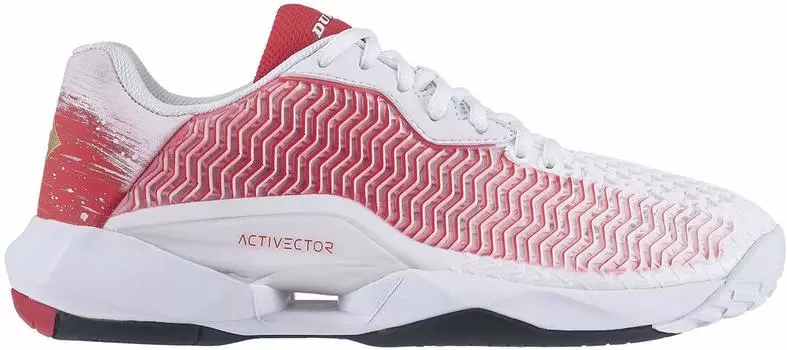 Tennis Shoes Activator for All Courts with 2 Types of Insoles White x Red 23 cm [DUNLOP] DTS-1041