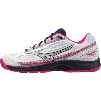 Tennis Shoes Break Shot 4 OC cm 2E [Mizuno] White/Navy/Pink 24.5