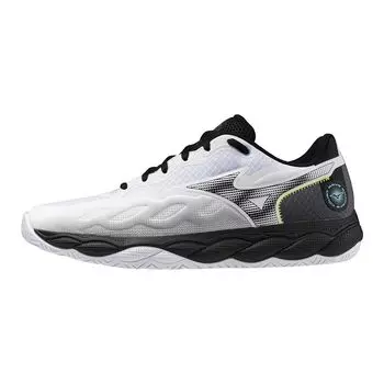 Tennis Shoes Wave Enforce Court AC All Court Club Activities Lightweight Soft Tennis Hard Tennis White x Black cm 3E [Mizuno] 24.5