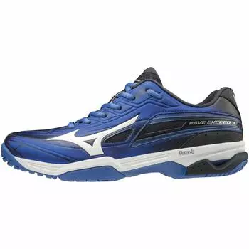 Tennis Shoes Wave Exceed 3 AC Blue x White x Navy 23 cm 2E [Mizuno]