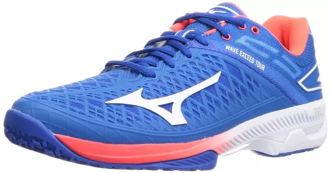 Tennis Shoes Wave Exceed 4 OC cm 2E [Mizuno] Blue/White/Red 22.5