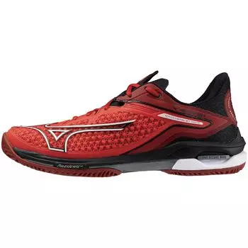 Tennis Shoes Wave Exceed TOUR 6 OC Artificial Grass Court Club Activities Lightweight Soft Tennis Hard Tennis Red x White x Black cm 2E [Mizuno]