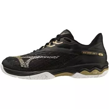 Tennis Shoes Wave Exceedrite 2 OC cm 3E [Mizuno] Black/Gold/White 25.5