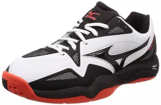 Tennis Shoes Wave Intense Tour 4 AC White x Black x Red cm 2E [Mizuno] [Men s] 29.0