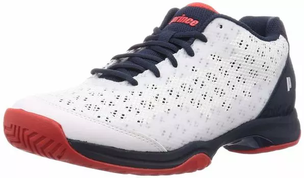 Tennis Shoes Wide Light Advanced AC White x Navy 24 cm [Prince] (217)