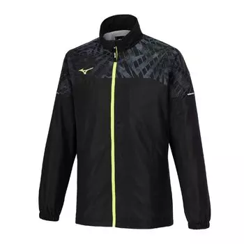 Tennis Wear Breath Thermo Warmer Jacket Water Repellent Moisture Absorption Heat Generating 62MEB520 Black [Mizuno] чёрный