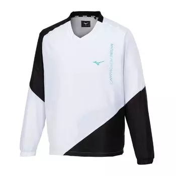 Tennis Wear Breath Thermo Warmer Shirt Water Repellent Moisture Absorption Heat Generating 62MEB530 White [Mizuno] белый