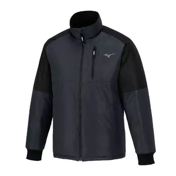 Tennis Wear Filling Warmer Jacket Water Repellent Standard Silhouette 62MEB505 Ebony [Mizuno] эбеновый