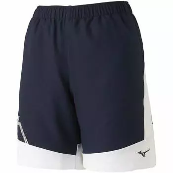 Tennis Wear Game Pants Standard Sweat Absorbent Quick Drying Soft Tennis Badminton 62JB9001 Deep XS [Mizuno] Navy/White