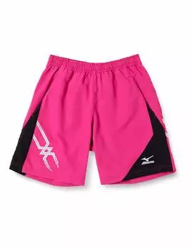 Tennis Wear Game Sweat Quick 62JB6001 64 Berry L [Mizuno] Pants, Absorbent, Drying, Dry, Antibacterial, Deodorizing, Badminton, Unisex, Pink/Black