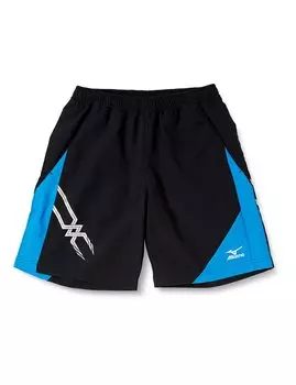 Tennis Wear Game Sweat Quick 62JB6001 92 XS [Mizuno] Pants, Absorbent, Drying, Dry, Antibacterial, Deodorizing, Badminton, Unisex, Black/Blue