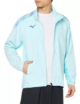 Tennis Wear Hybrid Move Cross Jacket Easy to Move Stretch 62JCA010 Blue Turquoise XS [Mizuno]