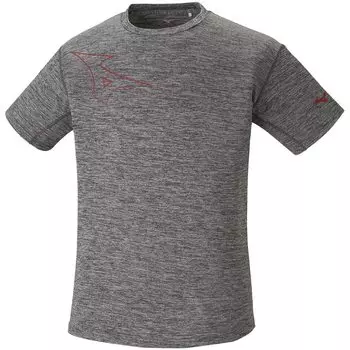Tennis Wear Practice Shirt Sweat Absorbent Quick Drying Dynamotion Fit 62JA2Z14 Gray S [Mizuno] серый