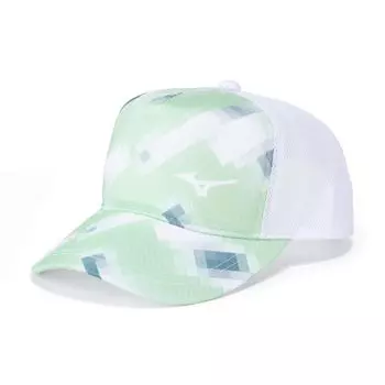 Теннисная кепка для клубных мероприятий шляпа унисекс 62JWC001 серо-голубая [Mizuno]