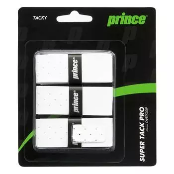Теннисная лента Prince Grip Tape Super Tuck Pro Wet Type 3 шт. OG113 белая (146)