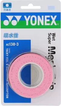 Теннисная лента YONEX для захвата мокрой суперсетки французский розовый AC1383 (128)