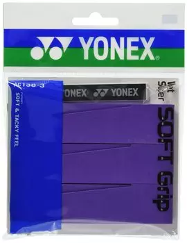 Теннисная лента YONEX Grip Tape Wet Super Soft Grip Wet Soft Cushioning Темно-фиолетовый AC1363 (240)