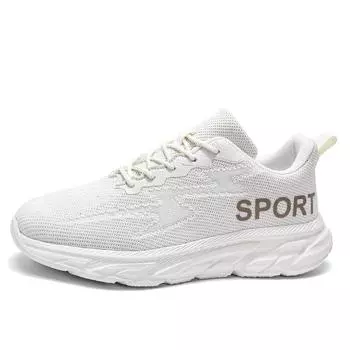 Теннисная мужская обувь, новинка 2024 года, мужские летние кроссовки для мужчин, новинка 2024 года, обувь высокого качества, мужские кроссовки для бега, повседневная спортивная обувь 39 белый