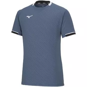Теннисная одежда Solar Cut Game Shirt Short Sleeve Easy to Move 62JAA031 Blue Navy XS [Mizuno]