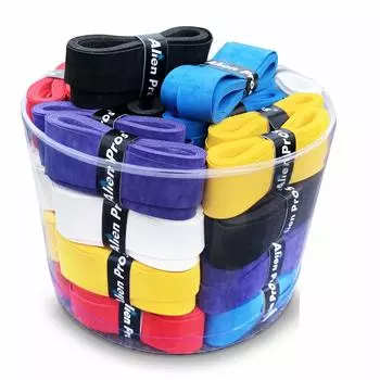 Теннисная ракетка Alien Pros Теннисная ракетка с липучкой Dry Tennis Grips Теннисная ракетка Overgrip Оберните ее вокруг ракетки для достижения наилучших результатов (60 ручек) –