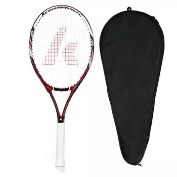 Теннисная ракетка из углеродного композита, одноракетная, тренировочная, класса K-18, длина 68,5 см. красный