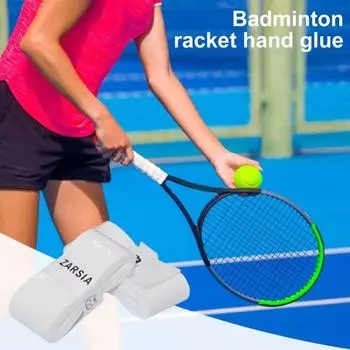 Теннисная ракетка лента для захвата мягкая накладка на ракетку впитывающая пот эластичная противоскользящая защитная накладка на ручку для тенниса бадминтона пиклбола синий