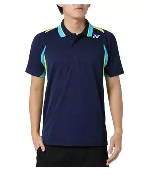 Теннисная рубашка 10153 темно-синяя Япония размер XS [Yonex] мужская SS- (Японский эквивалент) темно-синий