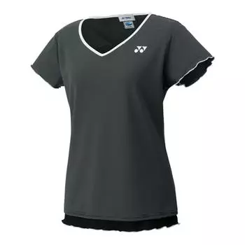 Теннисная рубашка 20280 черная Япония японский размер [Yonex] S- (эквивалент S) чёрный