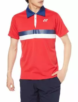 Теннисная рубашка 75-я игра Рубиново-красная S [YONEX] (Подходящий стиль) Мужской (338)