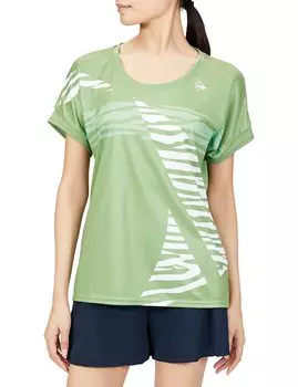 Теннисная рубашка Бадминтонная игровая рубашка Оливковая O [Dunlop] DAP-1260W женская оливковый