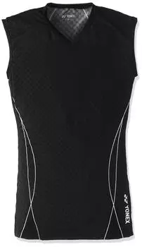 Теннисная рубашка STBP1012 черная Япония на японский размер [YONEX] мужская S- (эквивалент S) чёрный