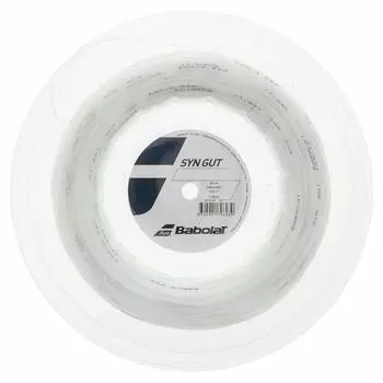 Теннисная струна Babolat SYN GUT белая длина 200 м калибр 243144 1,3 мм