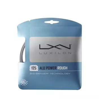 Теннисная струна LUXILON Gut ALU POWER ROUGH 125 Single String Silver WRZ995200 серый