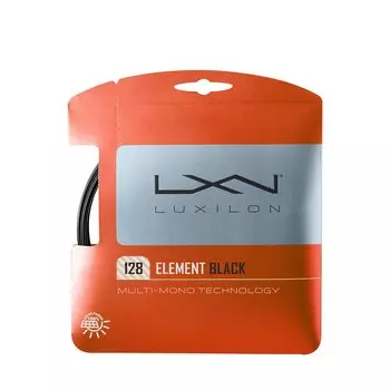Теннисная струна LUXILON Gut ELEMENT BLACK 128 черная одинарная струна черная WRZ990410 (Элемент 128)