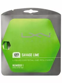 Теннисная струна LUXILON Savage Lime 127 Single Gut WRZ994500 (ДИКИЙ ЛАЙМ)