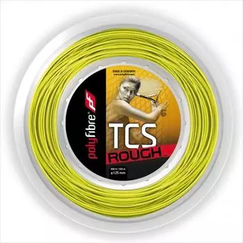 Теннисная струна Polyfibre TCS Rough 200 м, полиэстеровая струна/1,25 мм/желтая [б/у]