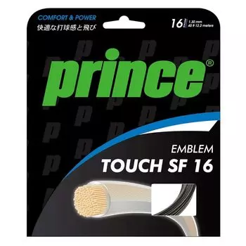 Теннисная струна Prince 7JJ031 EMBLEM TOUCH SF 17 Touch SF Черный (Эмблема 17) чёрный