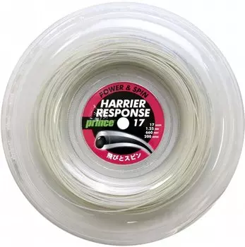 Теннисная струна Prince Harrier Response 17 200м катушка 7JJ033 Прозрачно-белый