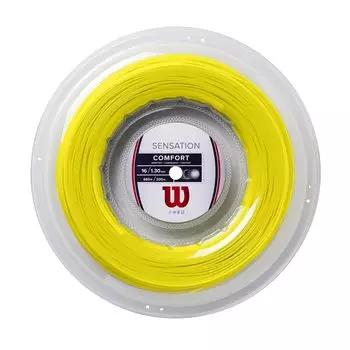 Теннисная струна Wilson Gut SENSATION YELLOW 16 REEL Желтая 200 м Желтая WR830900116 (Сенсационная катушка)