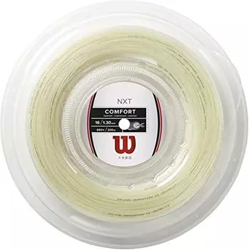 Теннисная струна Wilson NXT 16 - катушка 200 м, белая