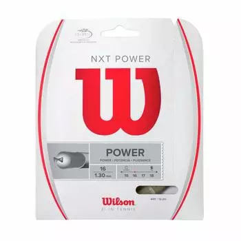 Теннисная струна Wilson NXT POWER 16 Power WRZ941600 Gut Single String Wilson (NXT16) Многоволоконный