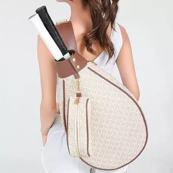 Теннисная сумка, чехол для ракетки с внешним карманом, портативный для мужчин и женщин, переноска