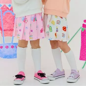 Теннисная юбка-брюки Lilypuri Pop Pop 2 цвета creamy/110